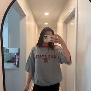 Lee Sport Red and Gray Sweatshirt